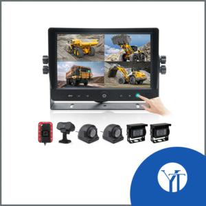 9-inch AI Camera Monitor System with Audible and Visual Alam